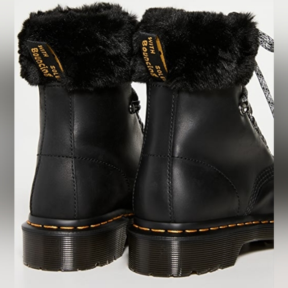 NIB Dr. Martens 1460 Serena Collar Combat Boots - Picture 5 of 11